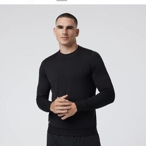 Vuori black heather Ponto performance Crew Neck Sweatshirt